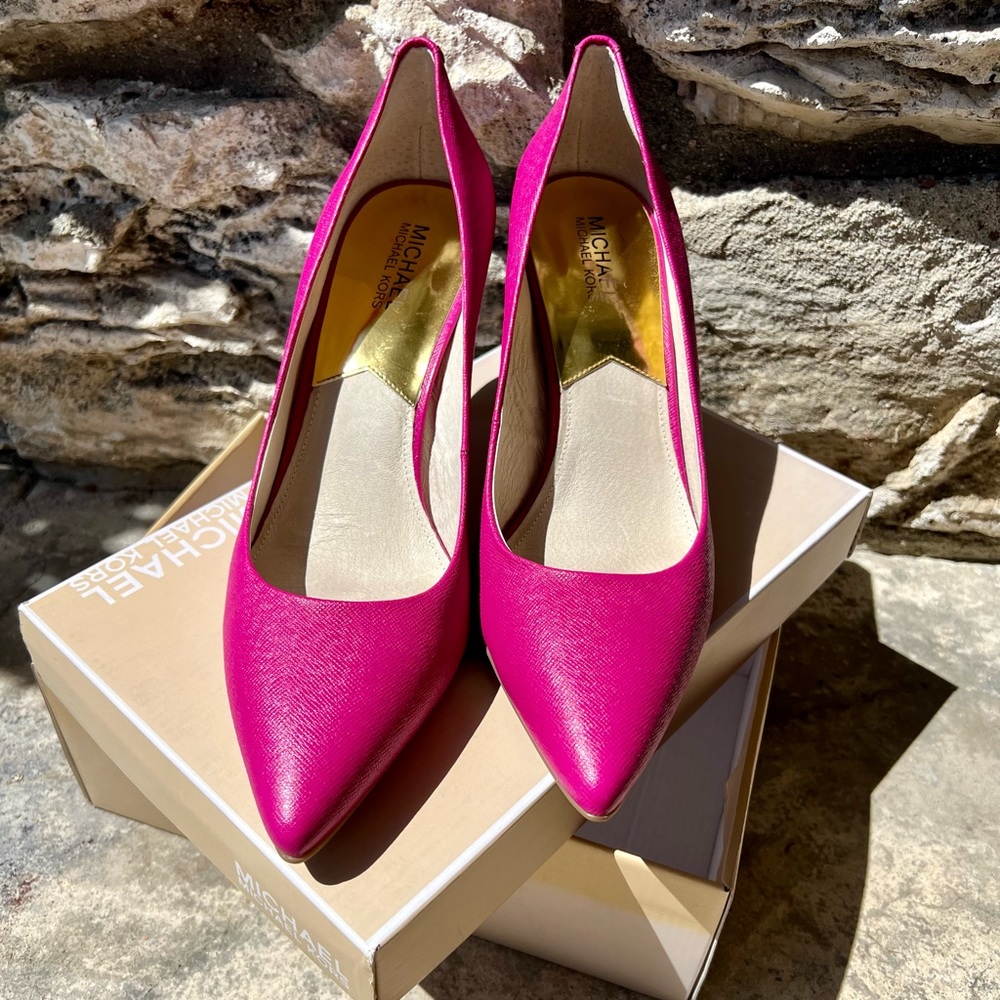 Michael Kors Flex Mid Pump Pink Size 11